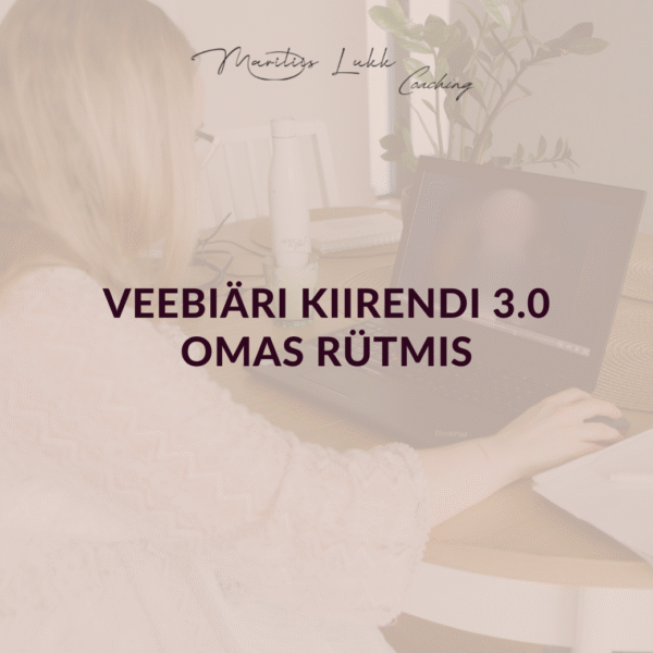 veebiäri kiirendi 3.0 omas rütmis